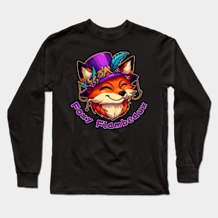 Foxy fardi gras Long Sleeve T-Shirt